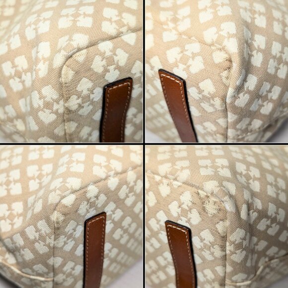 kate spade Harmony Logo Canvas Jacquard Stripe Tote - Picture 5 of 9